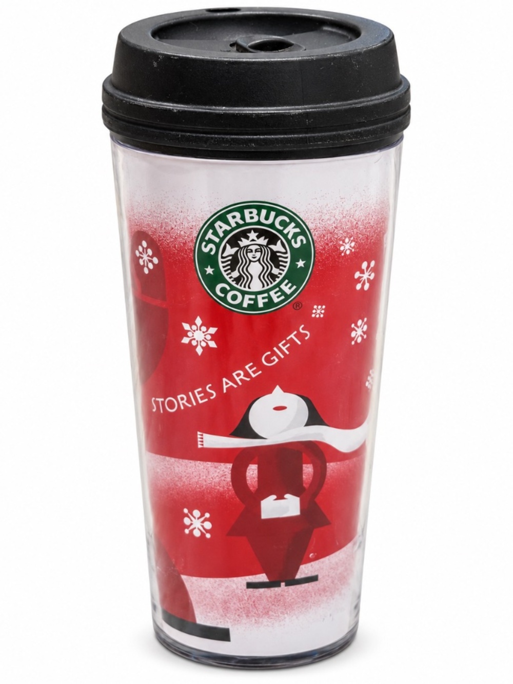 Starbucks 2010 Stories Are Gifts 16oz Holiday Travel Tumbler Christmas